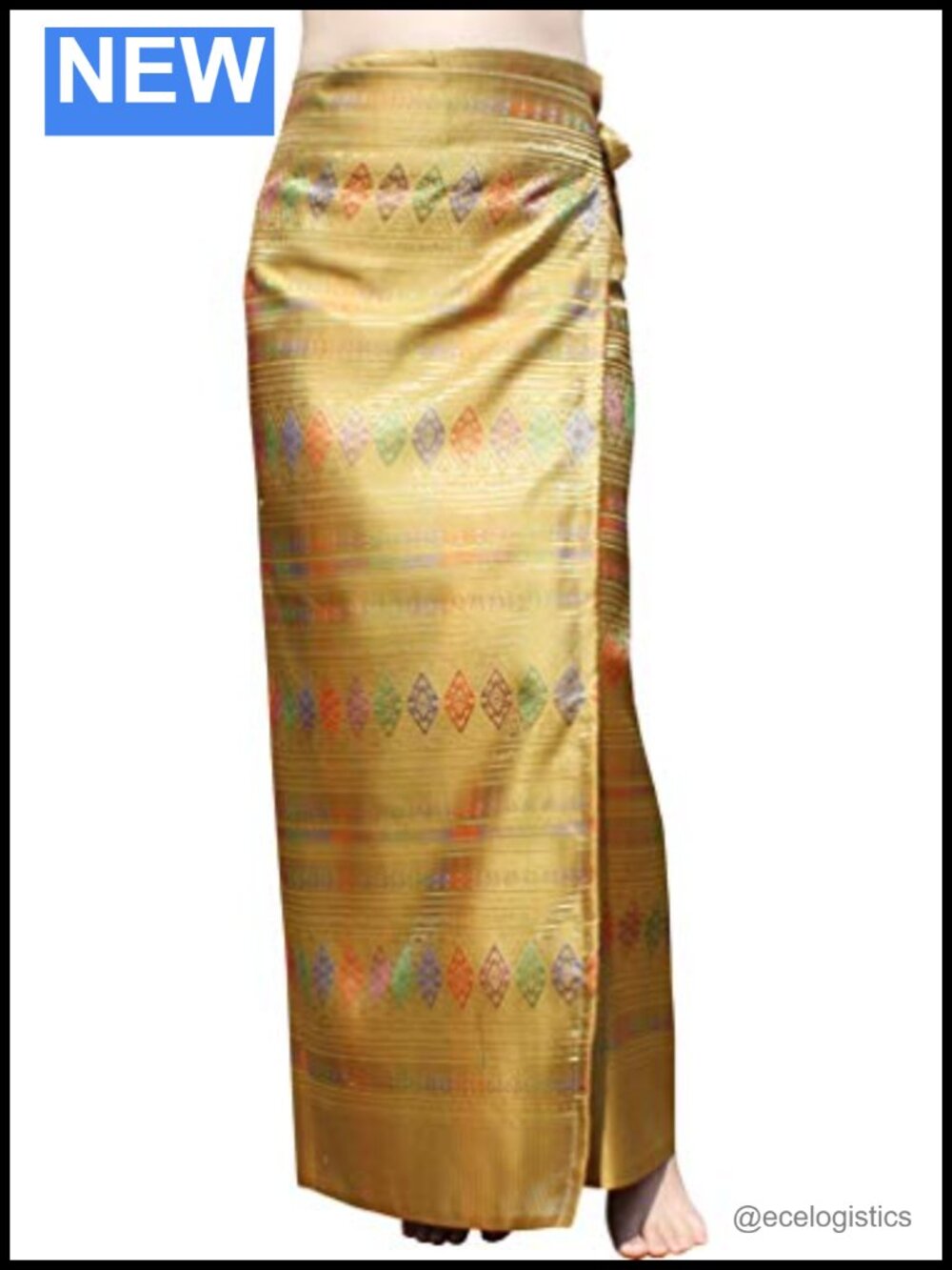 Handmade Thai Silk Wrap Skirt Traditional Formal Sarong